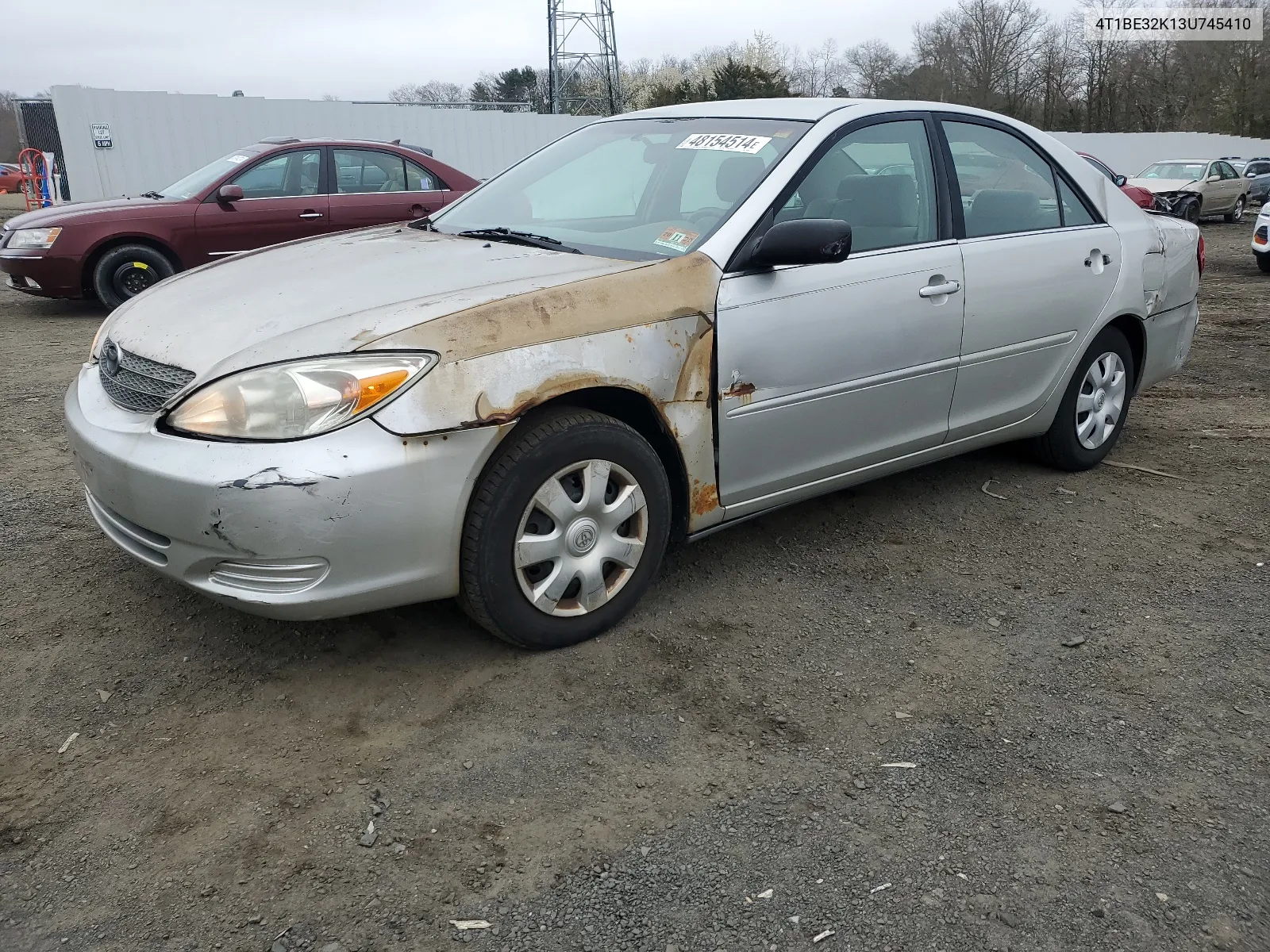 2003 Toyota Camry Le VIN: 4T1BE32K13U745410 Lot: 48154514