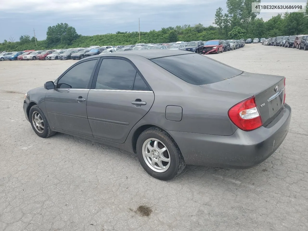 2003 Toyota Camry Le VIN: 4T1BE32K63U686998 Lot: 54764234