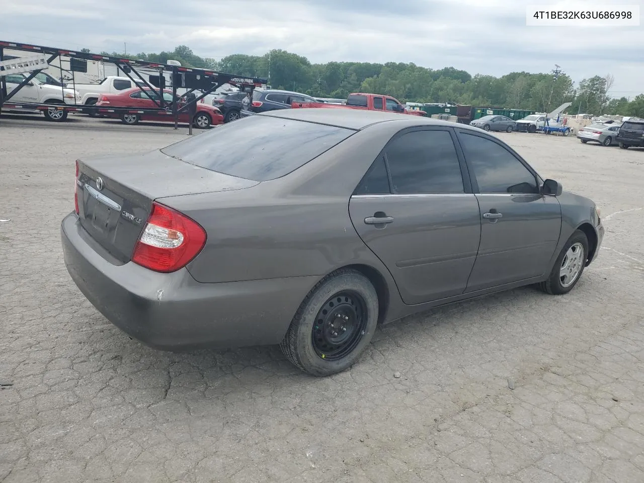 2003 Toyota Camry Le VIN: 4T1BE32K63U686998 Lot: 54764234