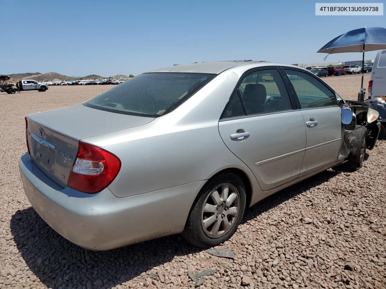 4T1BF30K13U059738 2003 Toyota Camry Le