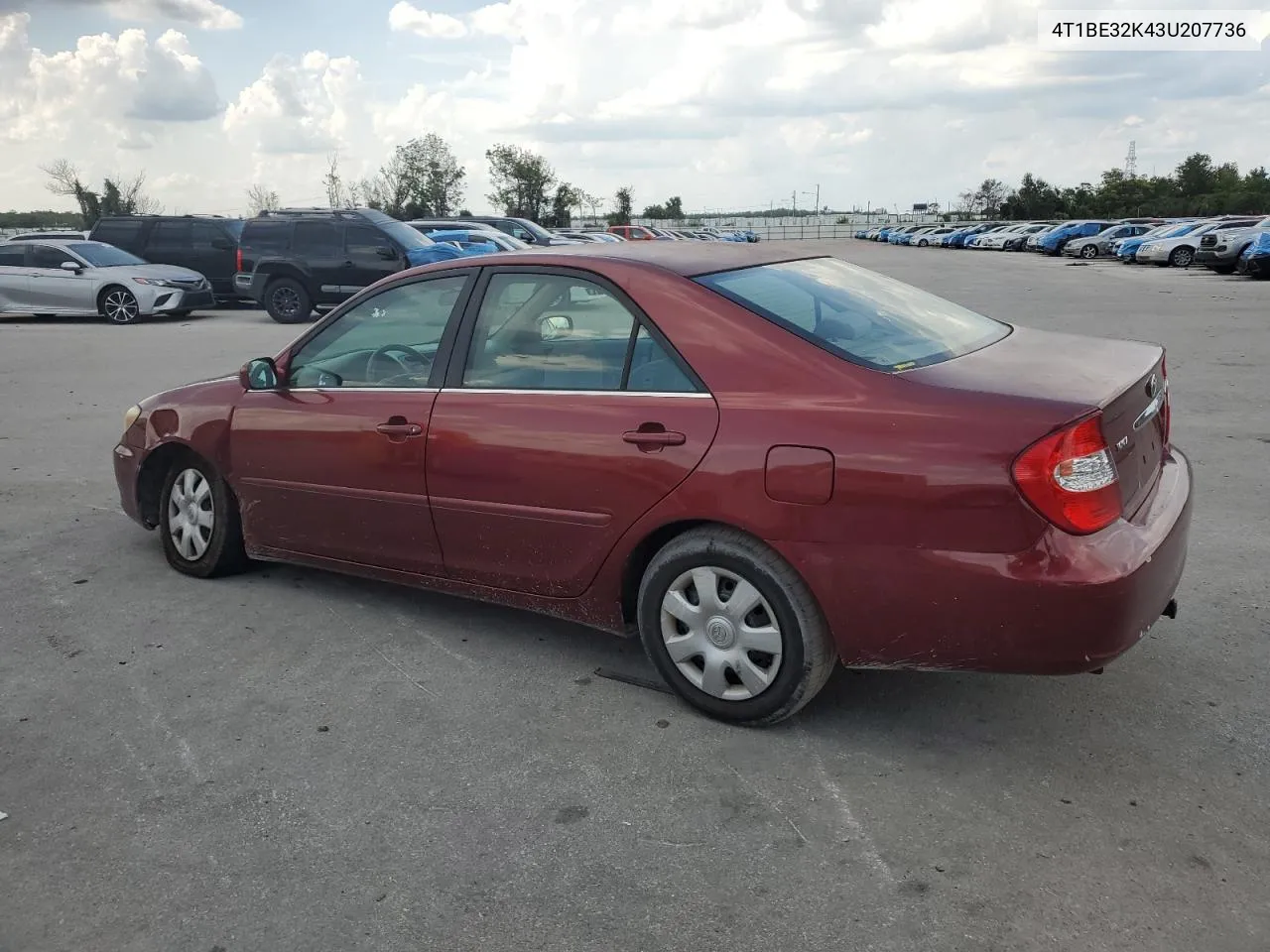 2003 Toyota Camry Le VIN: 4T1BE32K43U207736 Lot: 58029314