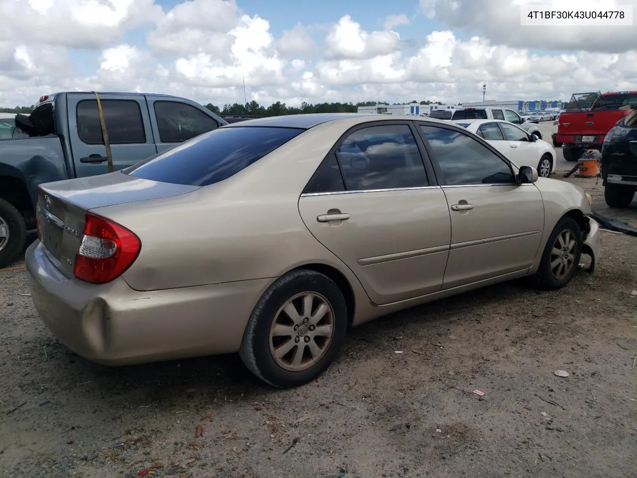 4T1BF30K43U044778 2003 Toyota Camry Le