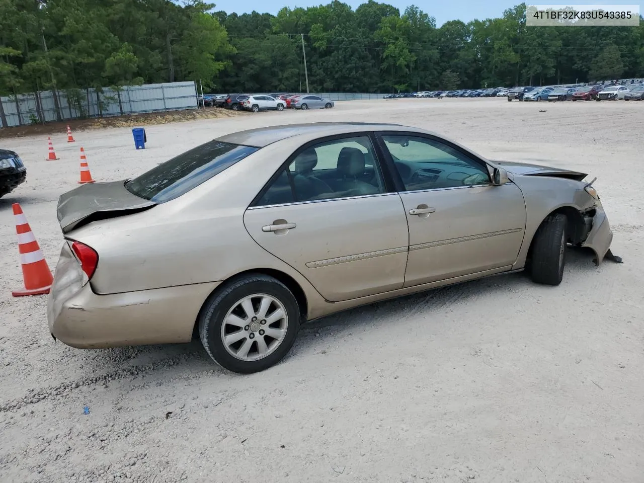 2003 Toyota Camry Le VIN: 4T1BF32K83U543385 Lot: 59215994