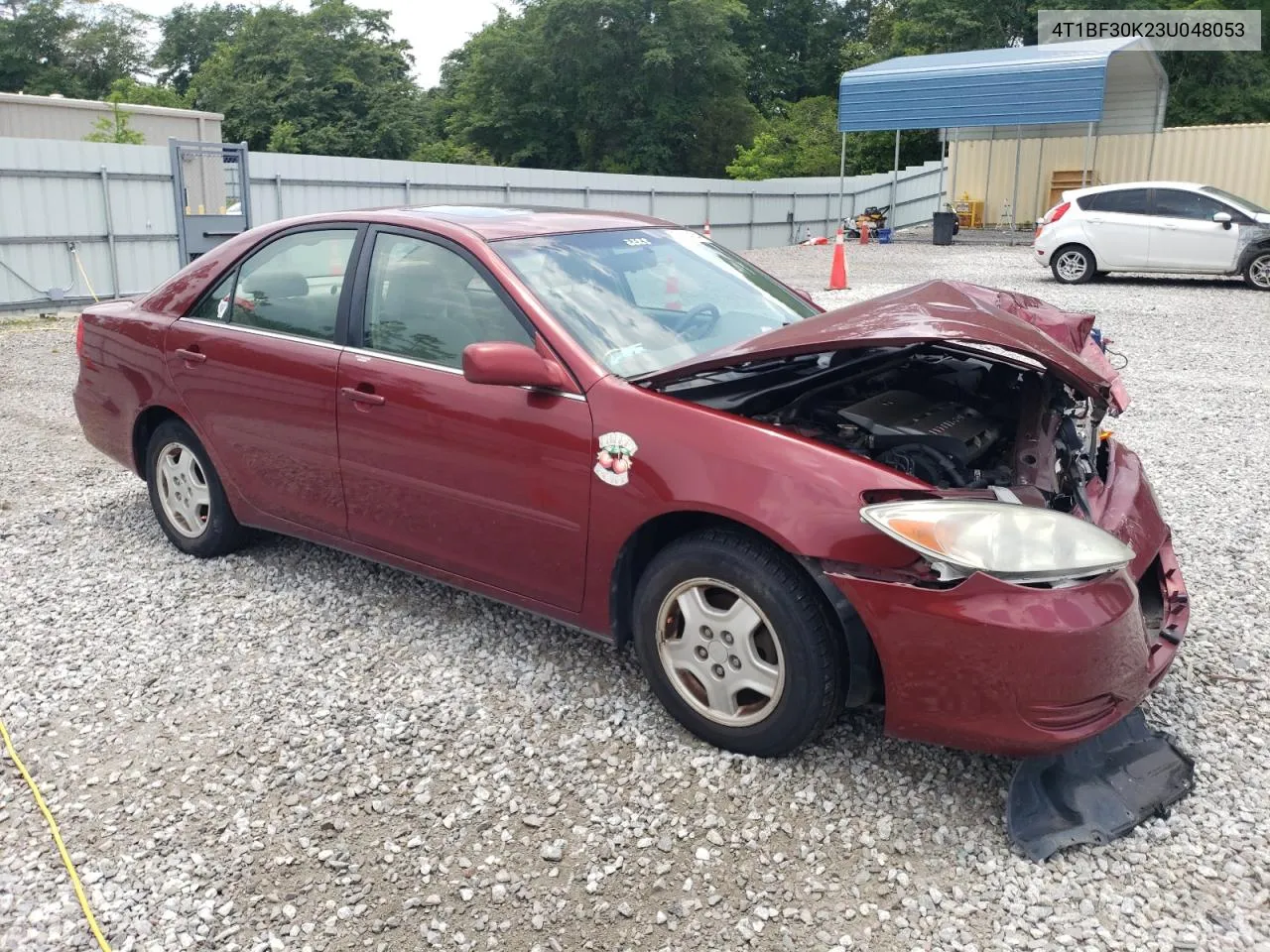 2003 Toyota Camry Le VIN: 4T1BF30K23U048053 Lot: 59224164