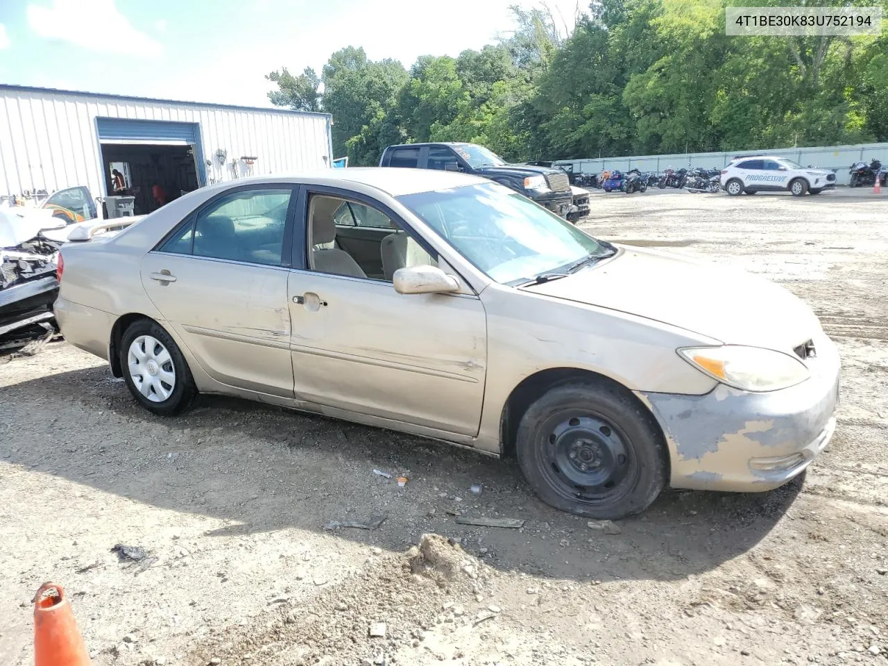 4T1BE30K83U752194 2003 Toyota Camry Le