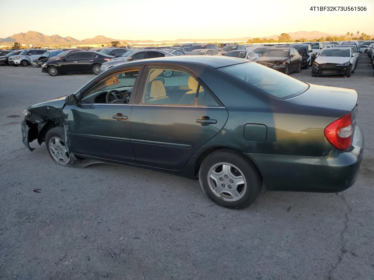 2003 Toyota Camry Le VIN: 4T1BF32K73U561506 Lot: 60168824