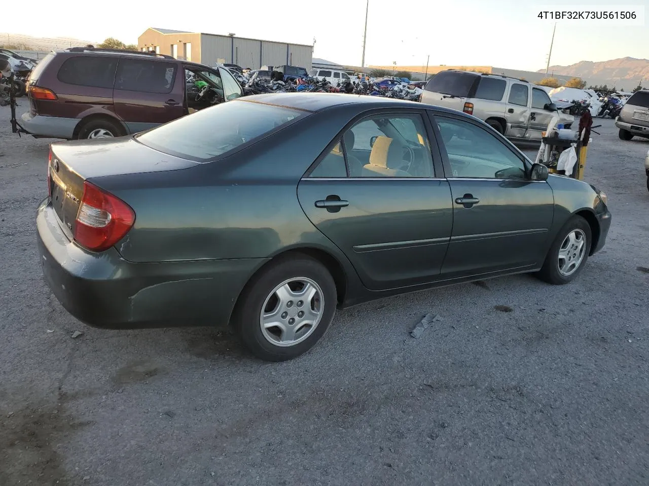 2003 Toyota Camry Le VIN: 4T1BF32K73U561506 Lot: 60168824