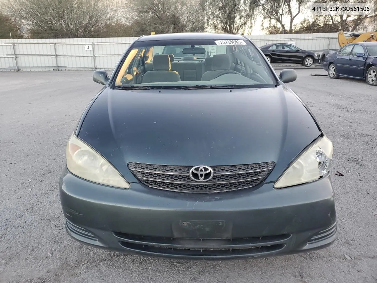 2003 Toyota Camry Le VIN: 4T1BF32K73U561506 Lot: 60168824