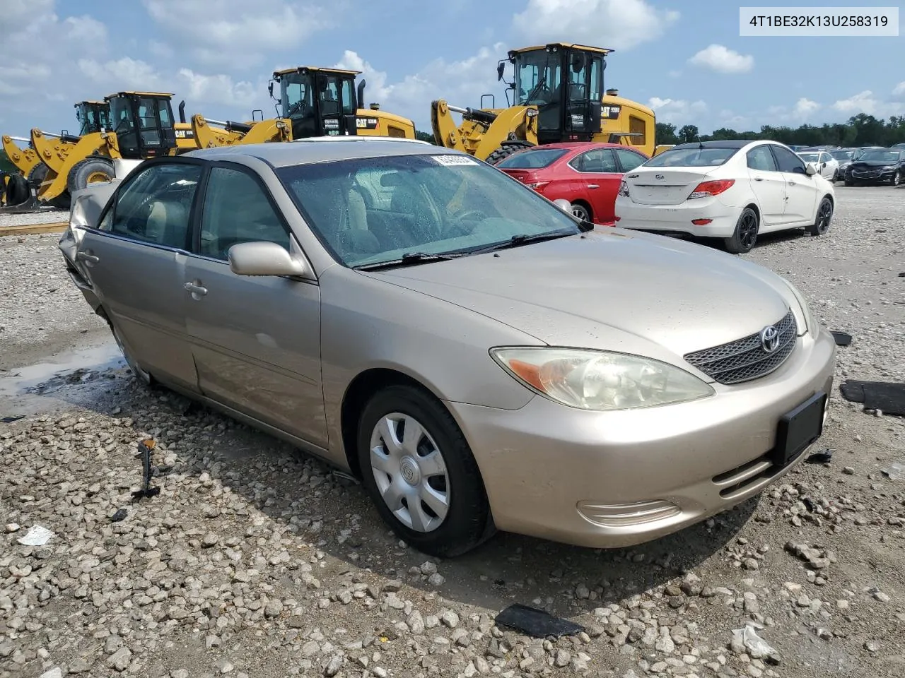 4T1BE32K13U258319 2003 Toyota Camry Le