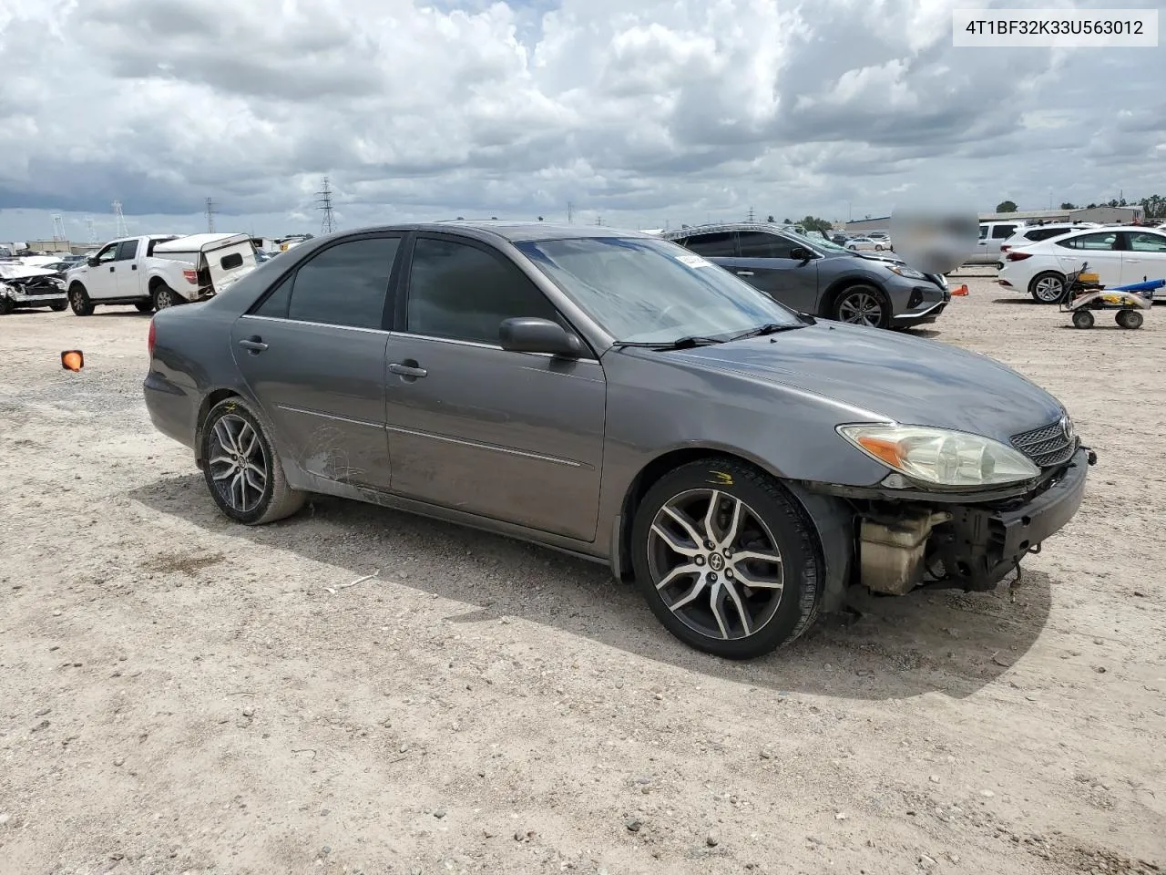 2003 Toyota Camry Le VIN: 4T1BF32K33U563012 Lot: 64429584