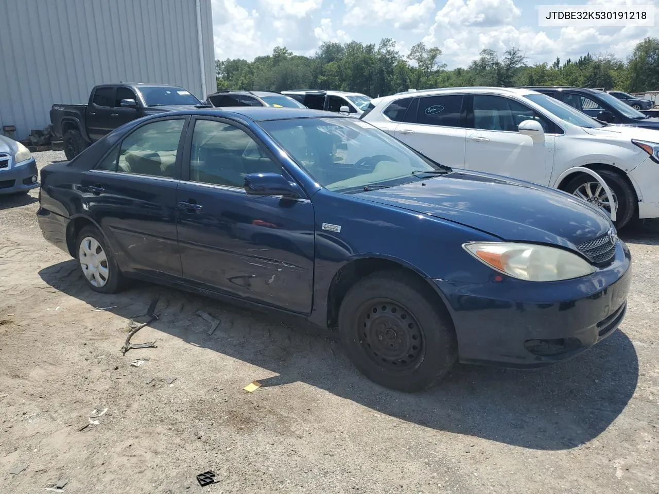 2003 Toyota Camry Le VIN: JTDBE32K530191218 Lot: 65709934