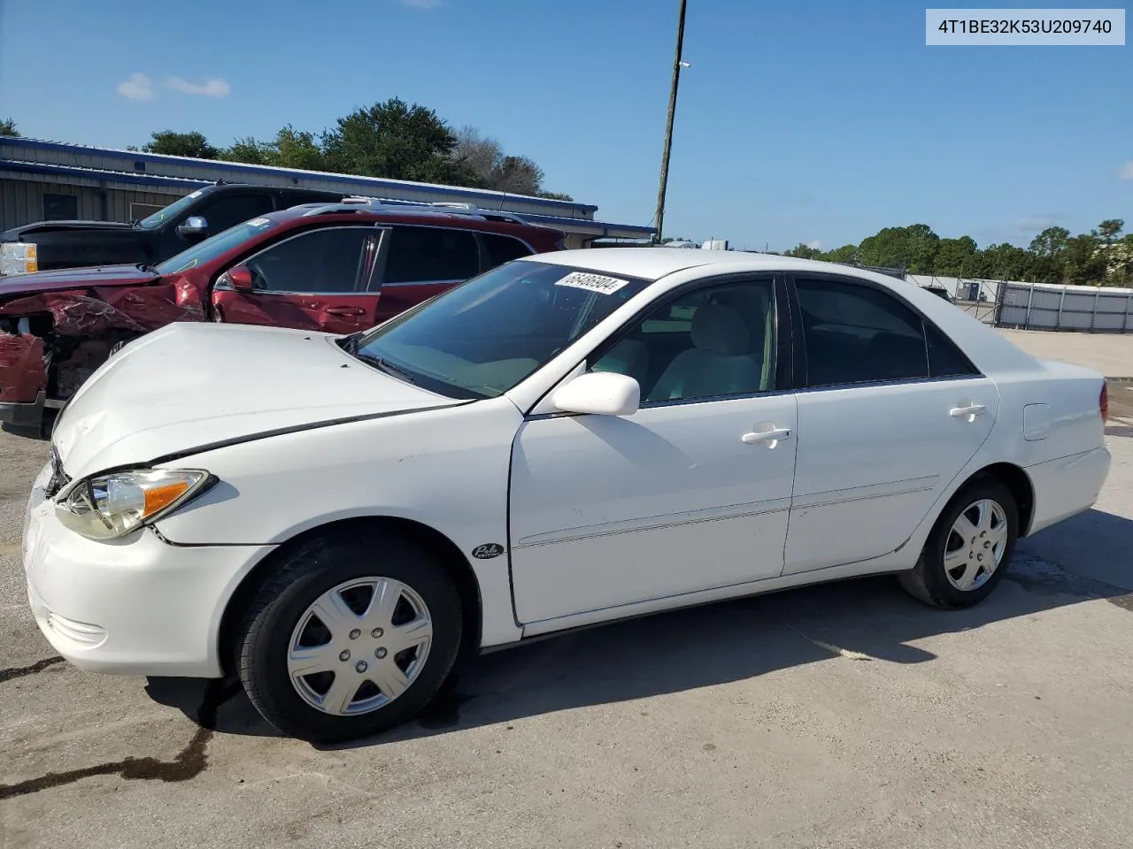 2003 Toyota Camry Le VIN: 4T1BE32K53U209740 Lot: 66486904