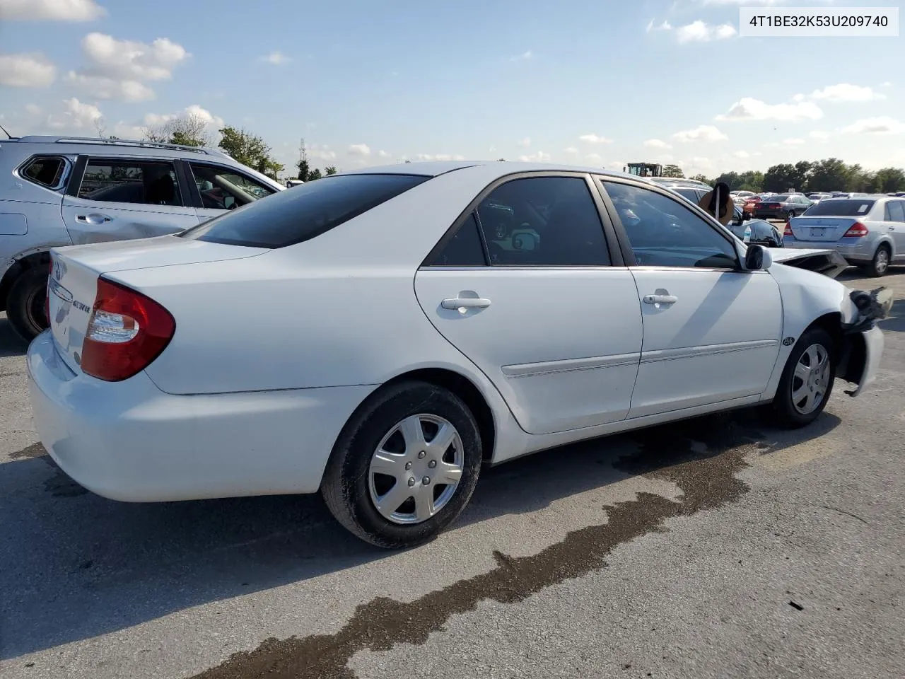 2003 Toyota Camry Le VIN: 4T1BE32K53U209740 Lot: 66486904