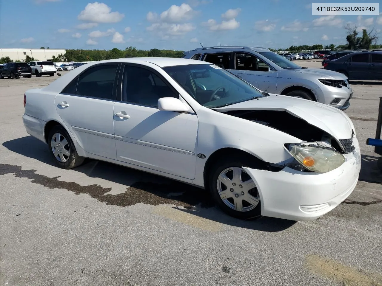 2003 Toyota Camry Le VIN: 4T1BE32K53U209740 Lot: 66486904