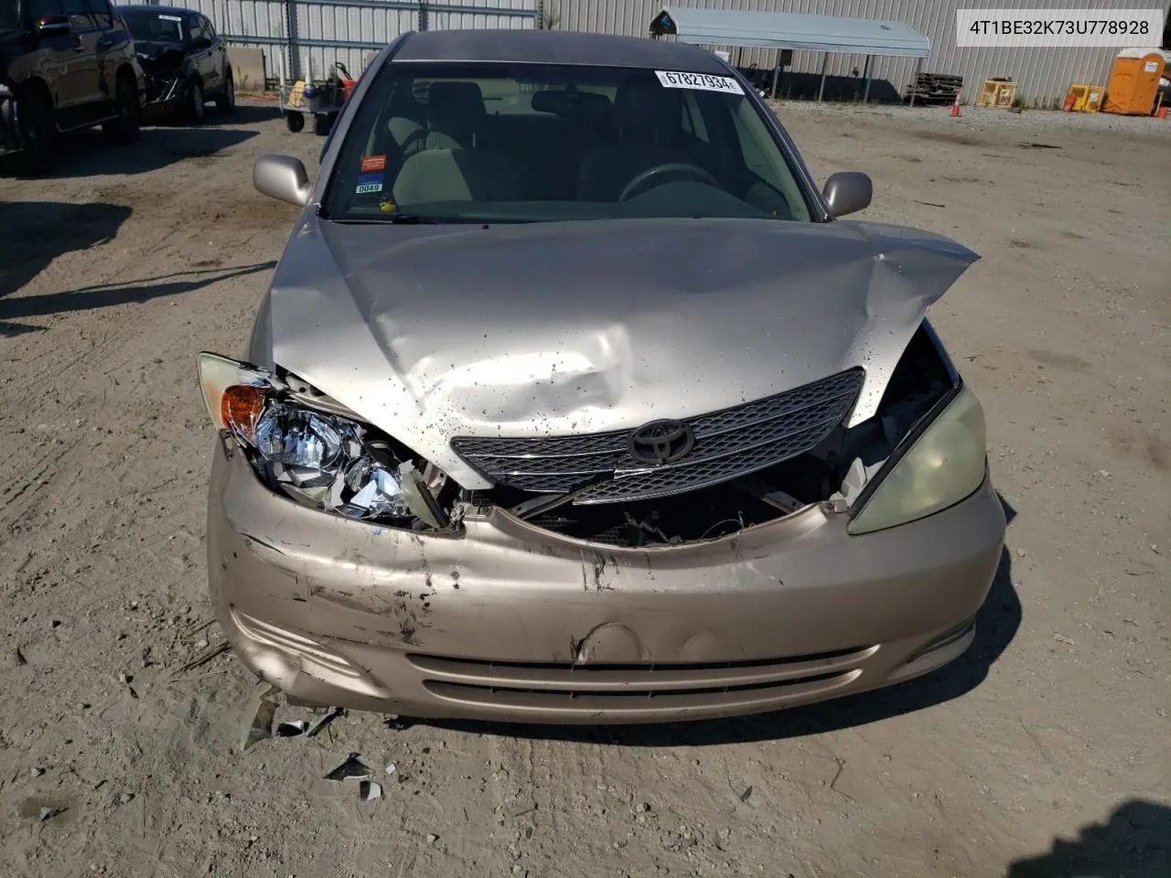 2003 Toyota Camry Le VIN: 4T1BE32K73U778928 Lot: 67827934