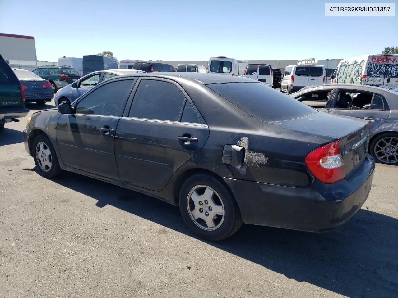 2003 Toyota Camry Le VIN: 4T1BF32K83U051357 Lot: 69243994