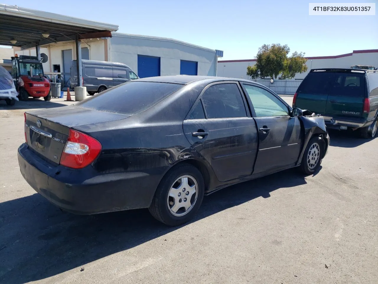 2003 Toyota Camry Le VIN: 4T1BF32K83U051357 Lot: 69243994