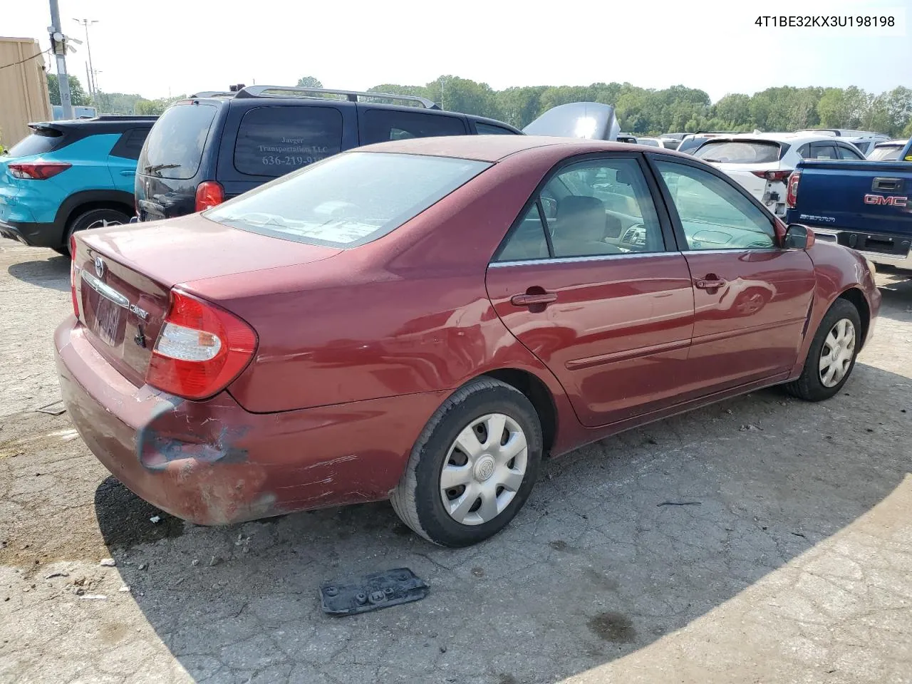 2003 Toyota Camry Le VIN: 4T1BE32KX3U198198 Lot: 69574544