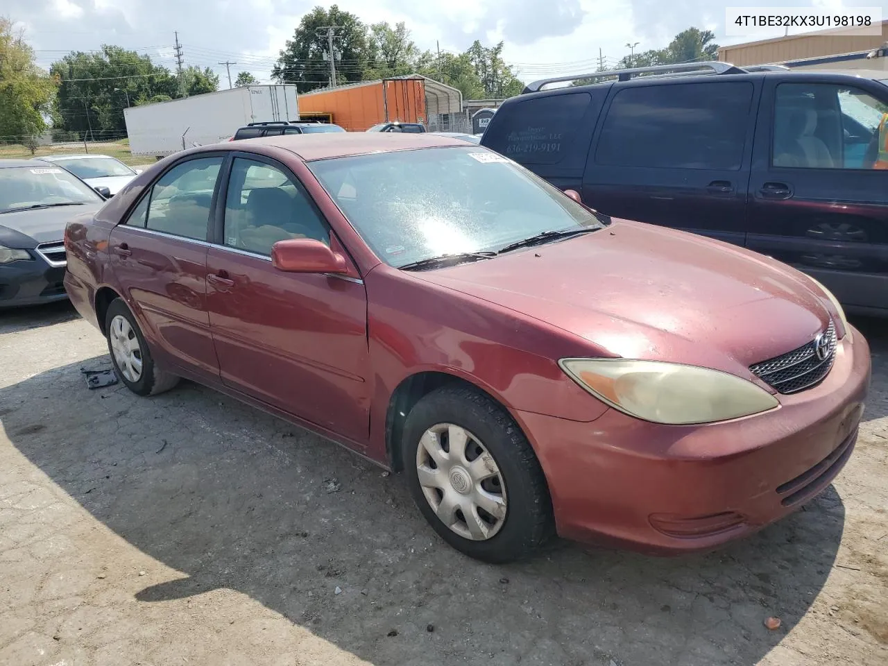 2003 Toyota Camry Le VIN: 4T1BE32KX3U198198 Lot: 69574544