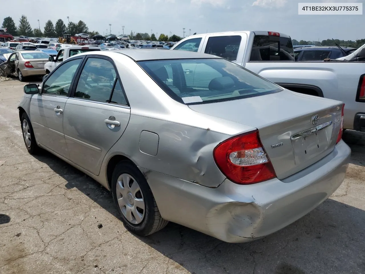 2003 Toyota Camry Le VIN: 4T1BE32KX3U775375 Lot: 69658854