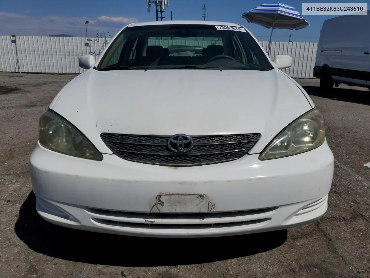 4T1BE32K83U243610 2003 Toyota Camry Le