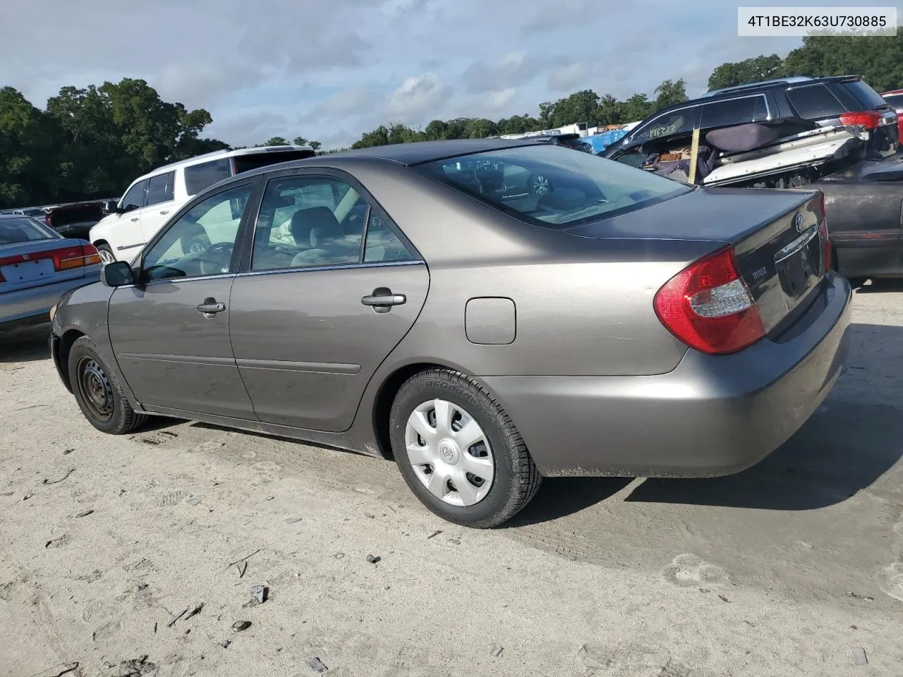 2003 Toyota Camry Le VIN: 4T1BE32K63U730885 Lot: 70082544