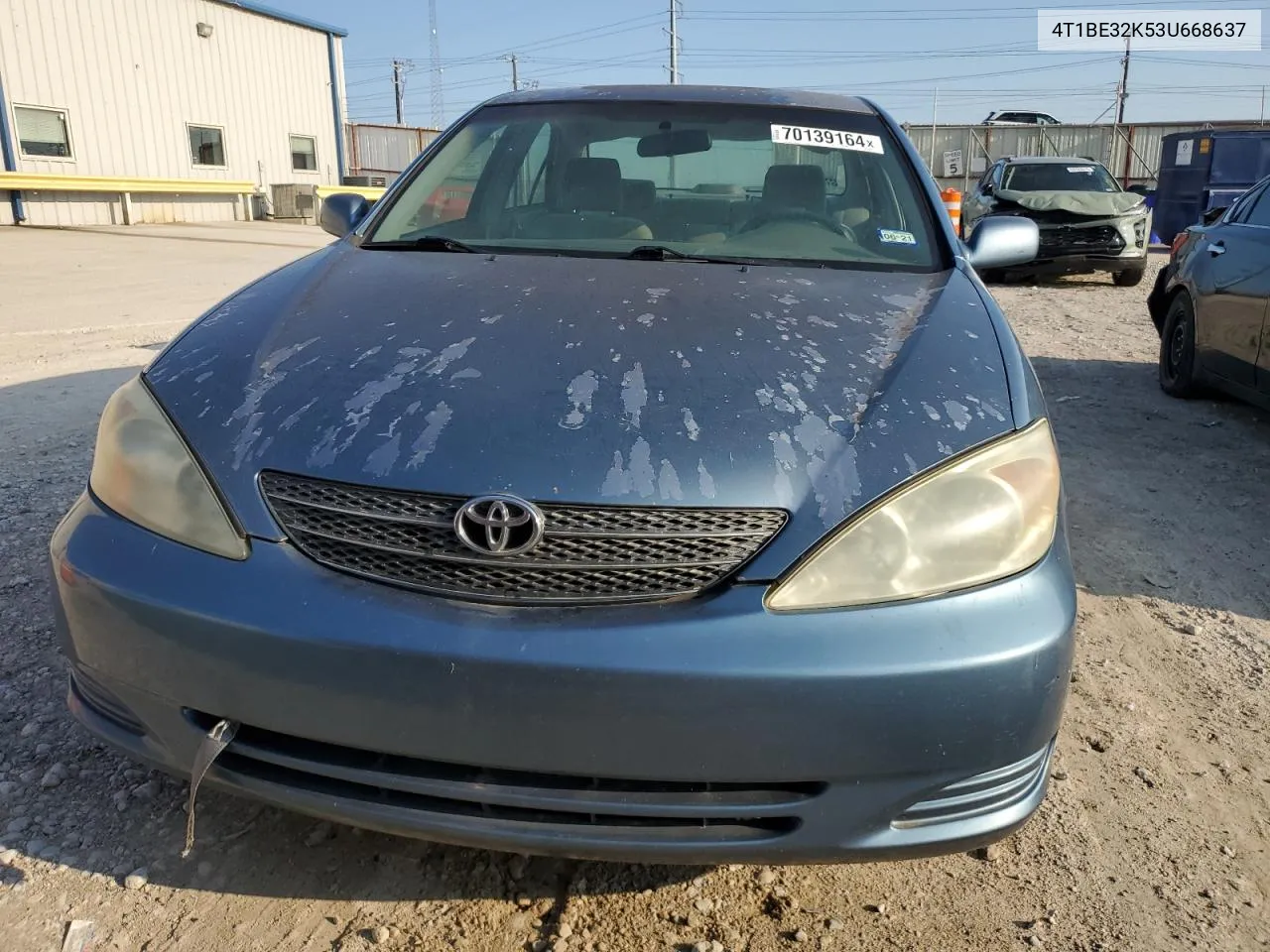 2003 Toyota Camry Le VIN: 4T1BE32K53U668637 Lot: 70139164