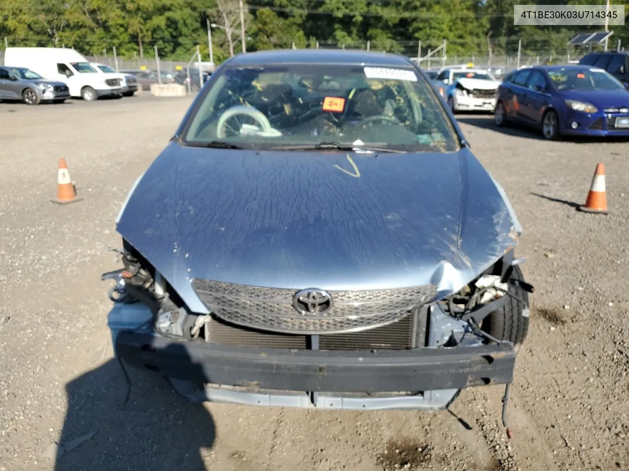 2003 Toyota Camry Le VIN: 4T1BE30K03U714345 Lot: 70449094