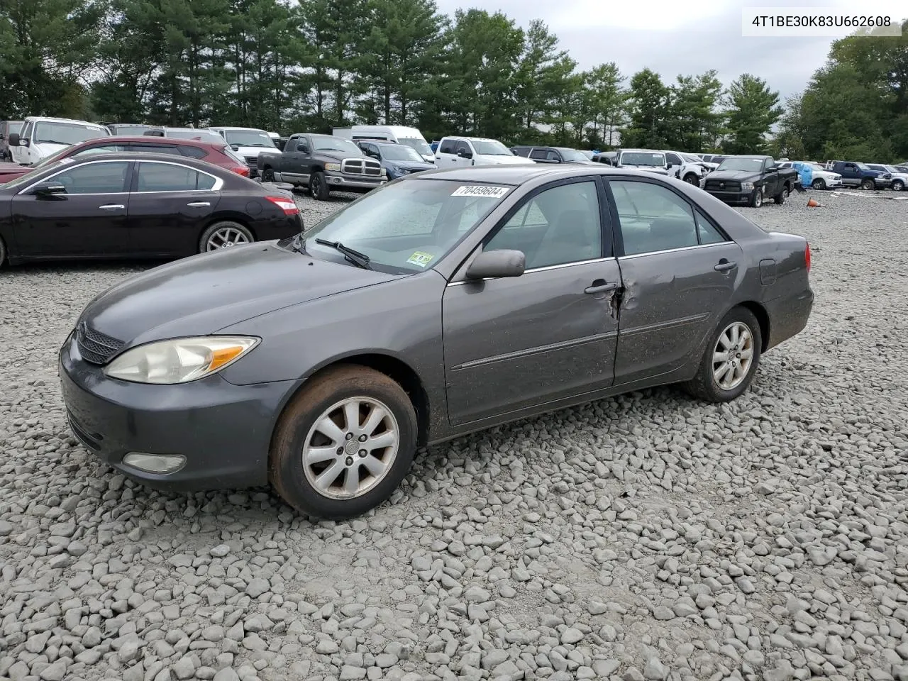 2003 Toyota Camry Le VIN: 4T1BE30K83U662608 Lot: 70459604