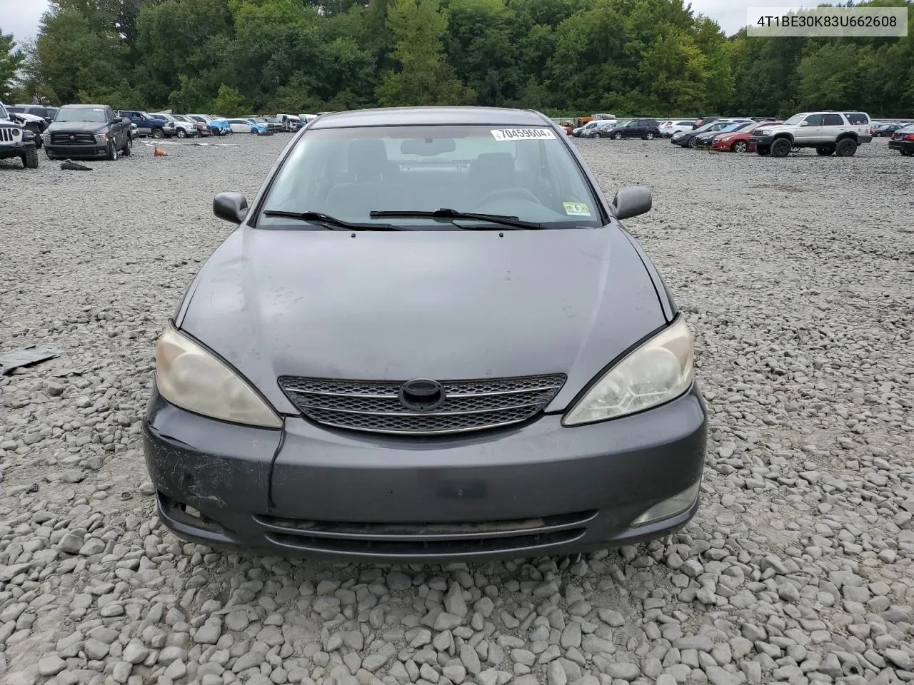 2003 Toyota Camry Le VIN: 4T1BE30K83U662608 Lot: 70459604