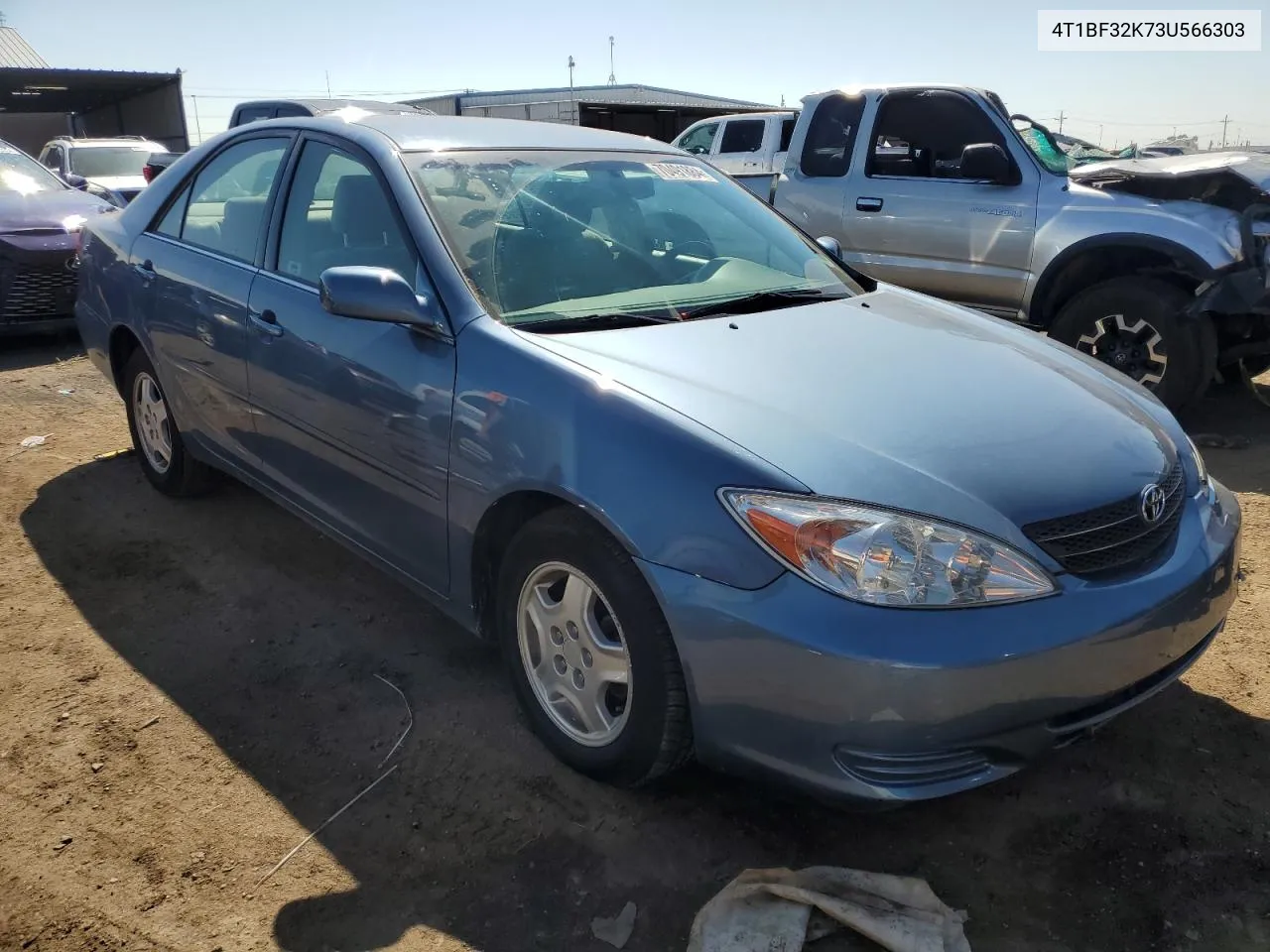 2003 Toyota Camry Le VIN: 4T1BF32K73U566303 Lot: 70491884