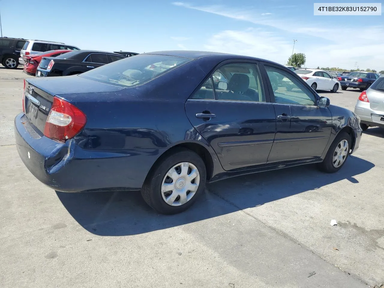 4T1BE32K83U152790 2003 Toyota Camry Le