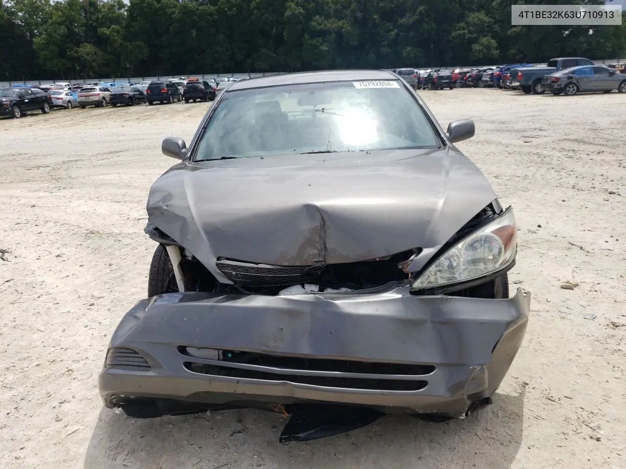 2003 Toyota Camry Le VIN: 4T1BE32K63U710913 Lot: 70792894