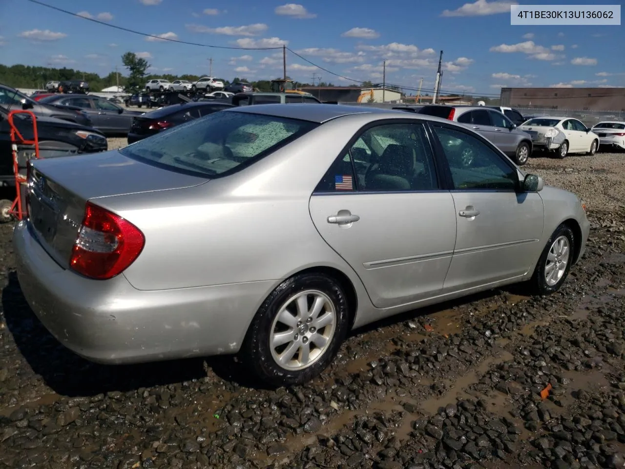 2003 Toyota Camry Le VIN: 4T1BE30K13U136062 Lot: 70879514