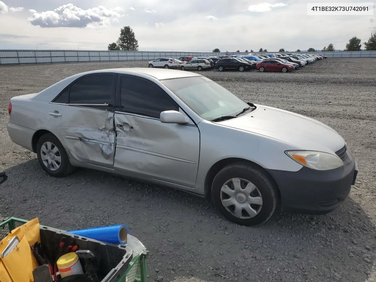 2003 Toyota Camry Le VIN: 4T1BE32K73U742091 Lot: 70880334