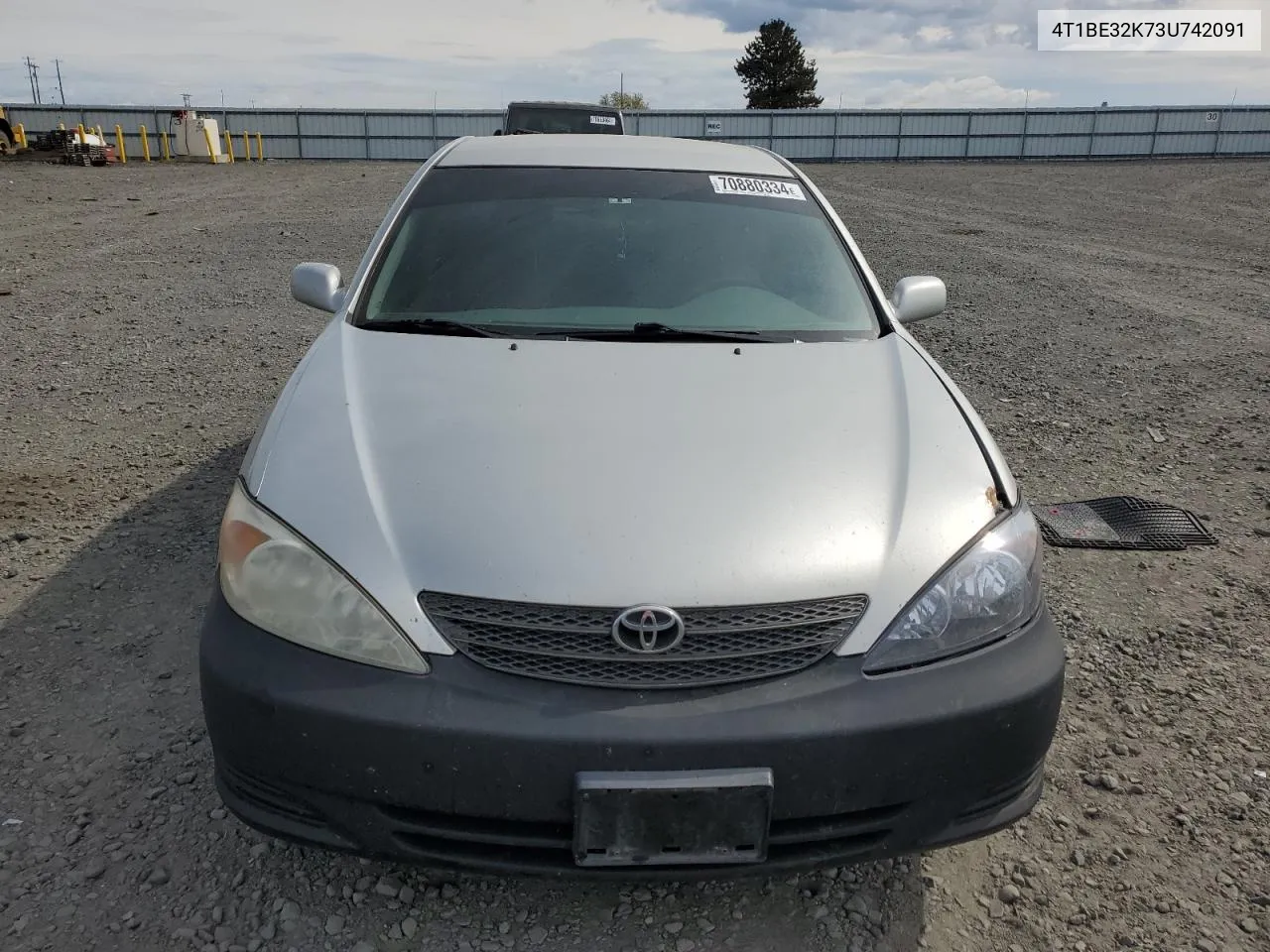 2003 Toyota Camry Le VIN: 4T1BE32K73U742091 Lot: 70880334