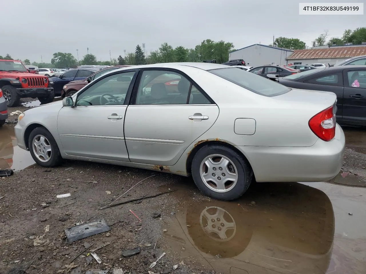 4T1BF32K83U549199 2003 Toyota Camry Le