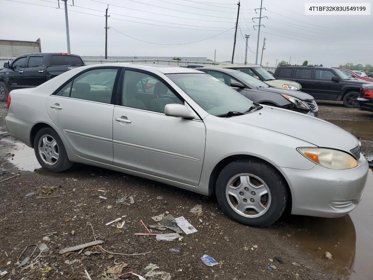 2003 Toyota Camry Le VIN: 4T1BF32K83U549199 Lot: 71098114