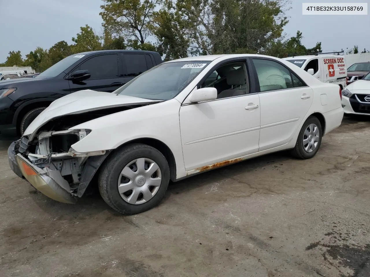 2003 Toyota Camry Le VIN: 4T1BE32K33U158769 Lot: 71270064