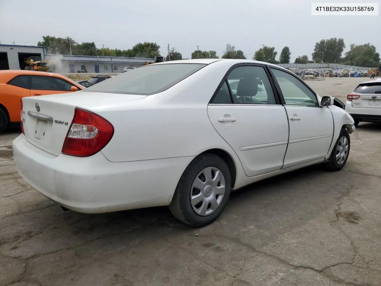 2003 Toyota Camry Le VIN: 4T1BE32K33U158769 Lot: 71270064