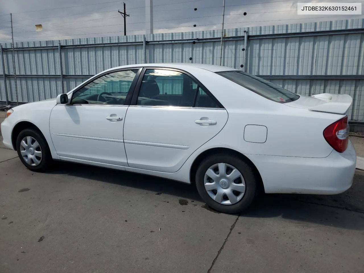 2003 Toyota Camry Le VIN: JTDBE32K630152461 Lot: 71307674