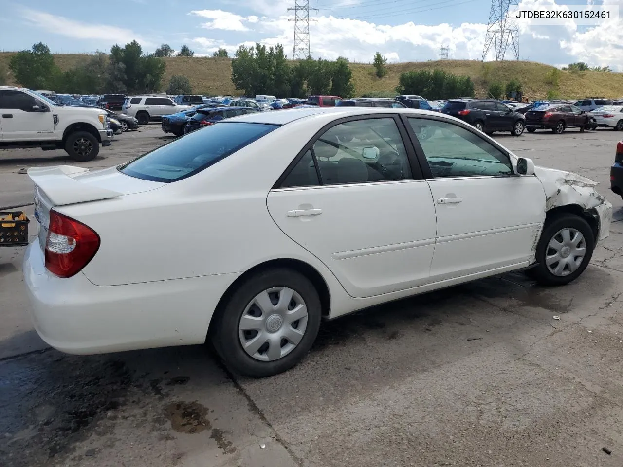 2003 Toyota Camry Le VIN: JTDBE32K630152461 Lot: 71307674