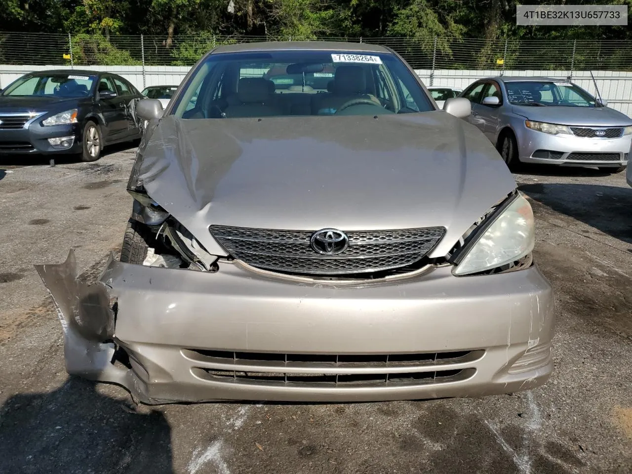 2003 Toyota Camry Le VIN: 4T1BE32K13U657733 Lot: 71338264