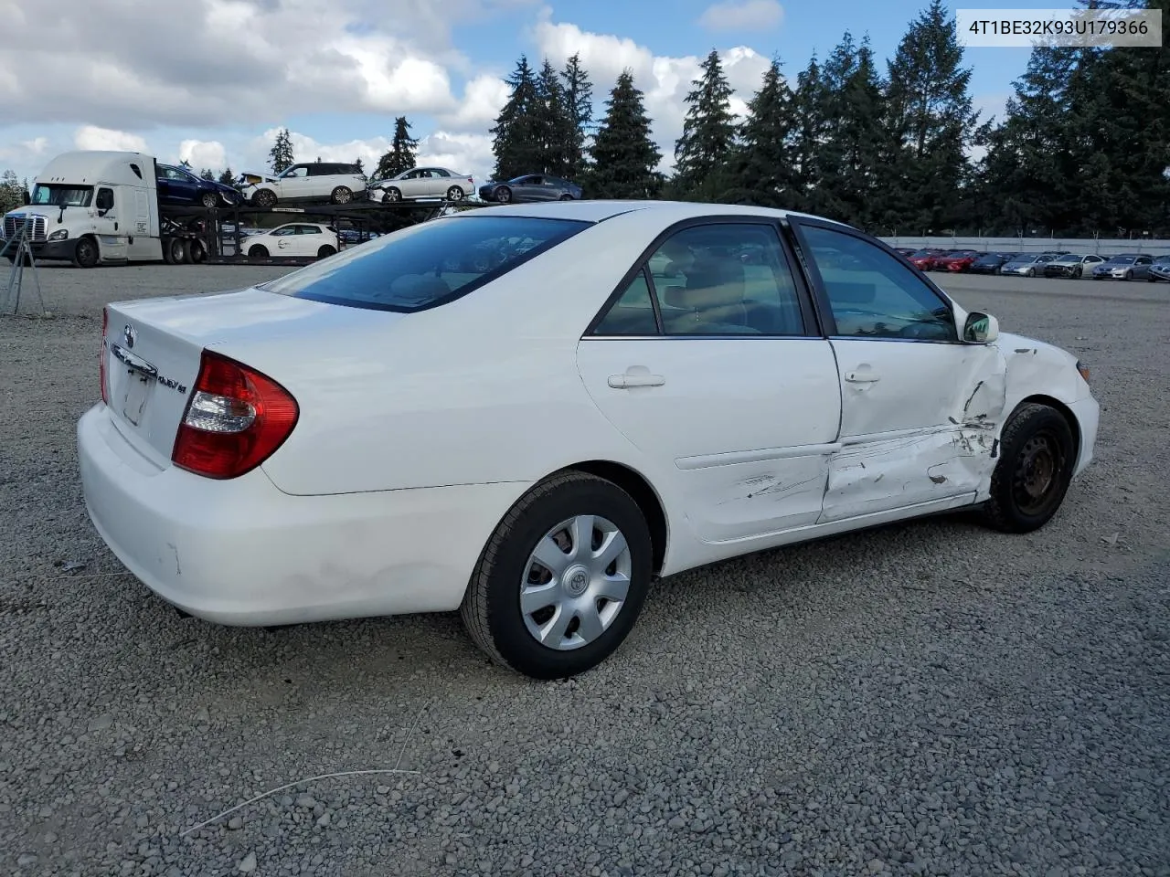 2003 Toyota Camry Le VIN: 4T1BE32K93U179366 Lot: 71829064