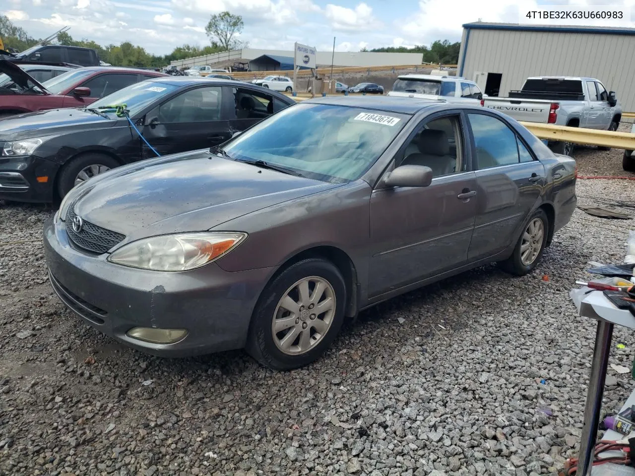 2003 Toyota Camry Le VIN: 4T1BE32K63U660983 Lot: 71843674