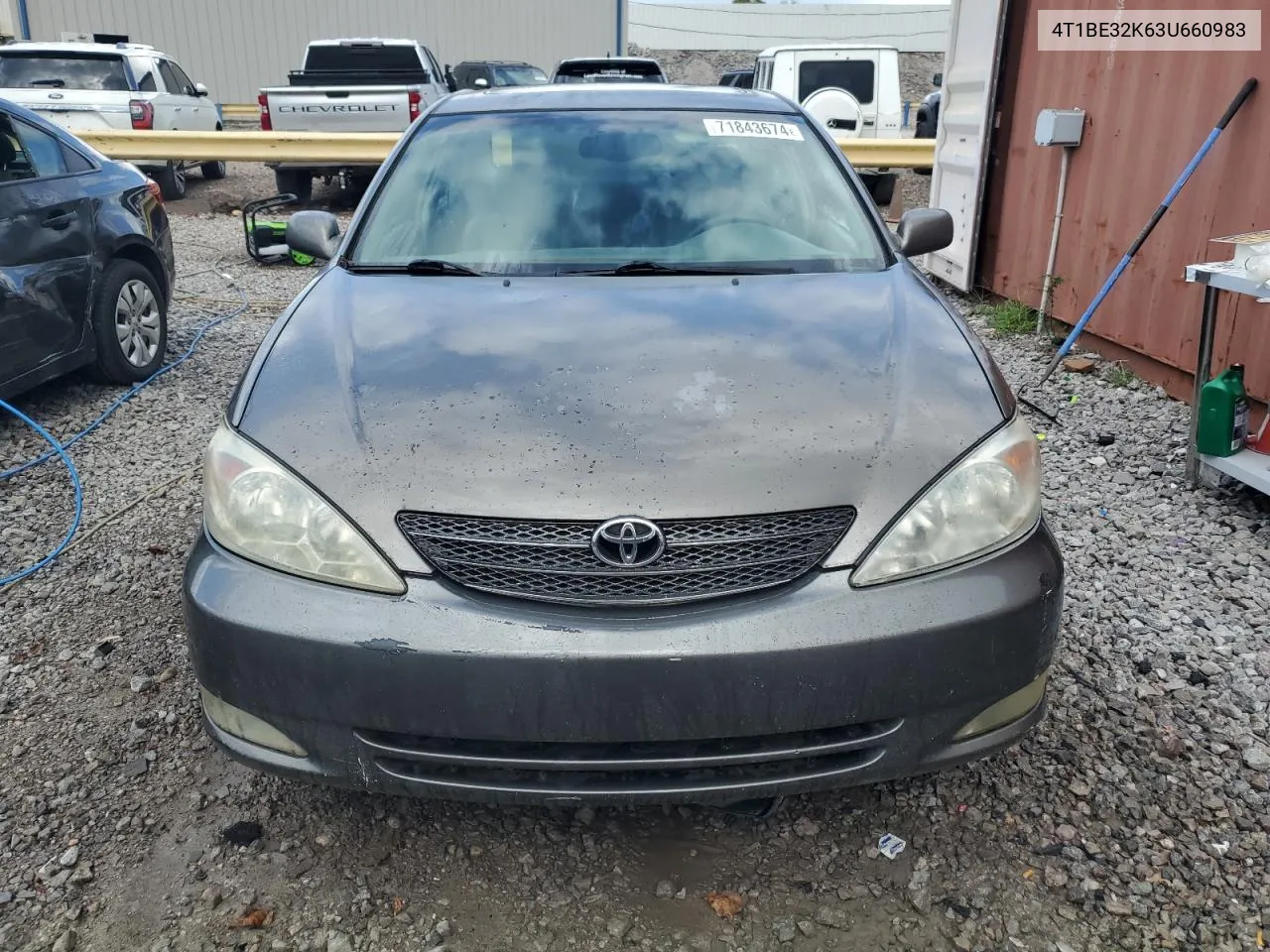 2003 Toyota Camry Le VIN: 4T1BE32K63U660983 Lot: 71843674