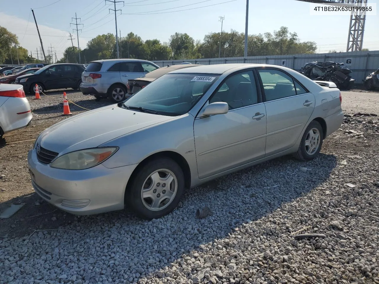 2003 Toyota Camry Le VIN: 4T1BE32K63U199865 Lot: 71888304