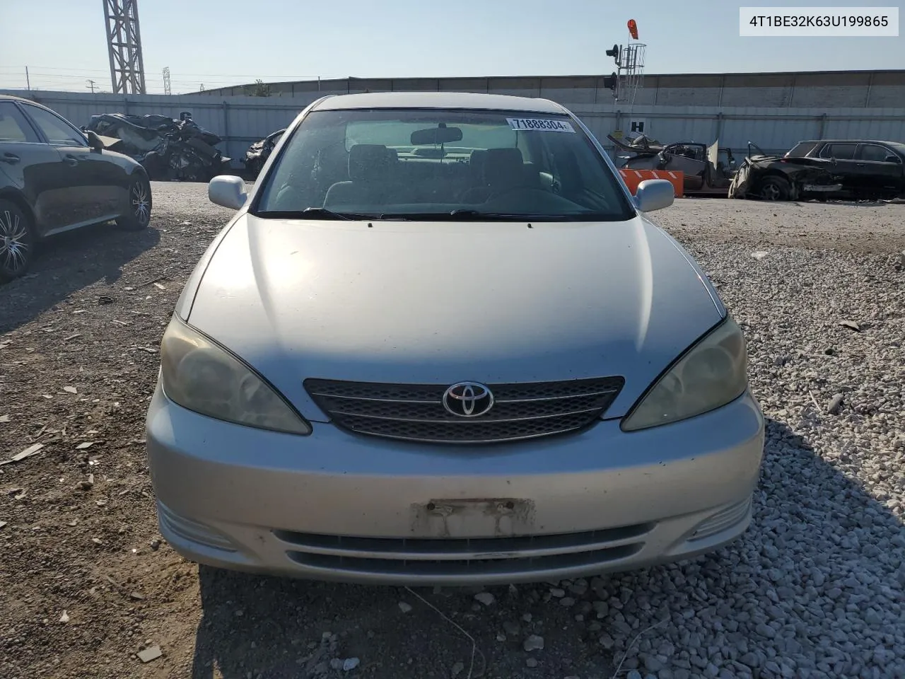 2003 Toyota Camry Le VIN: 4T1BE32K63U199865 Lot: 71888304