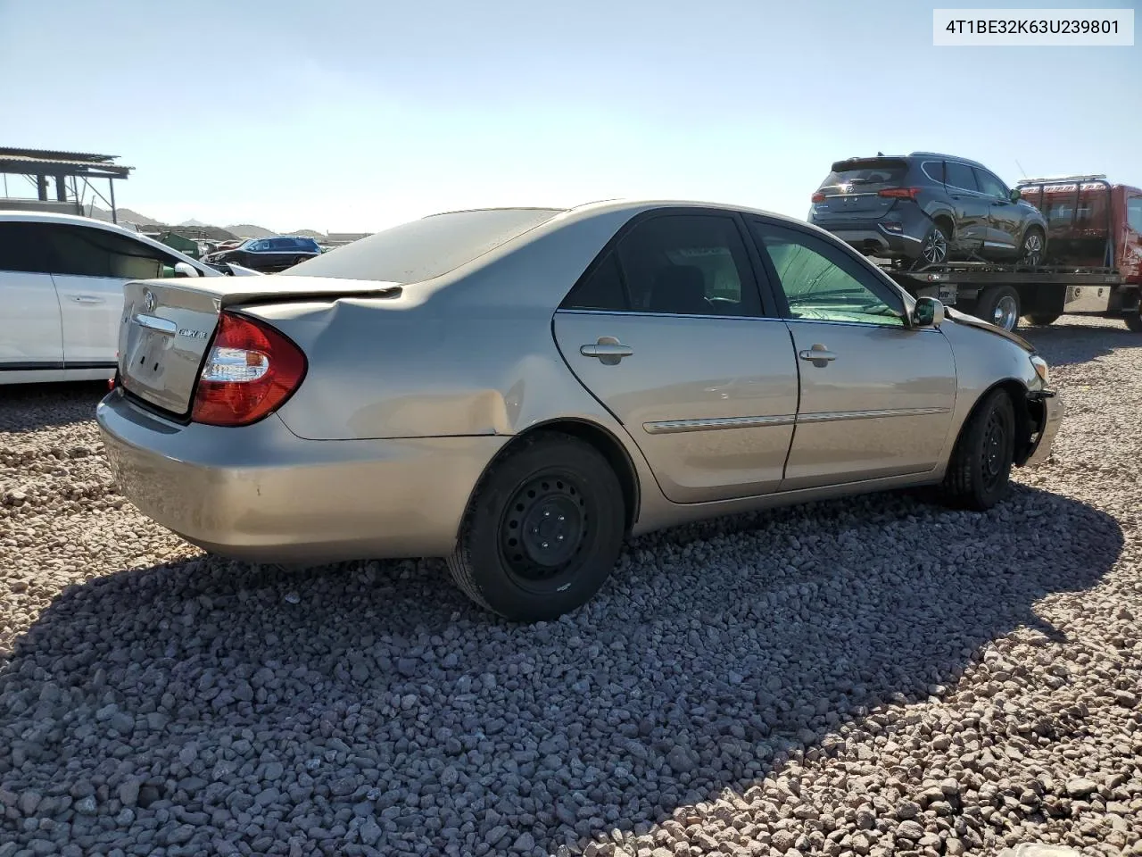 2003 Toyota Camry Le VIN: 4T1BE32K63U239801 Lot: 72043074