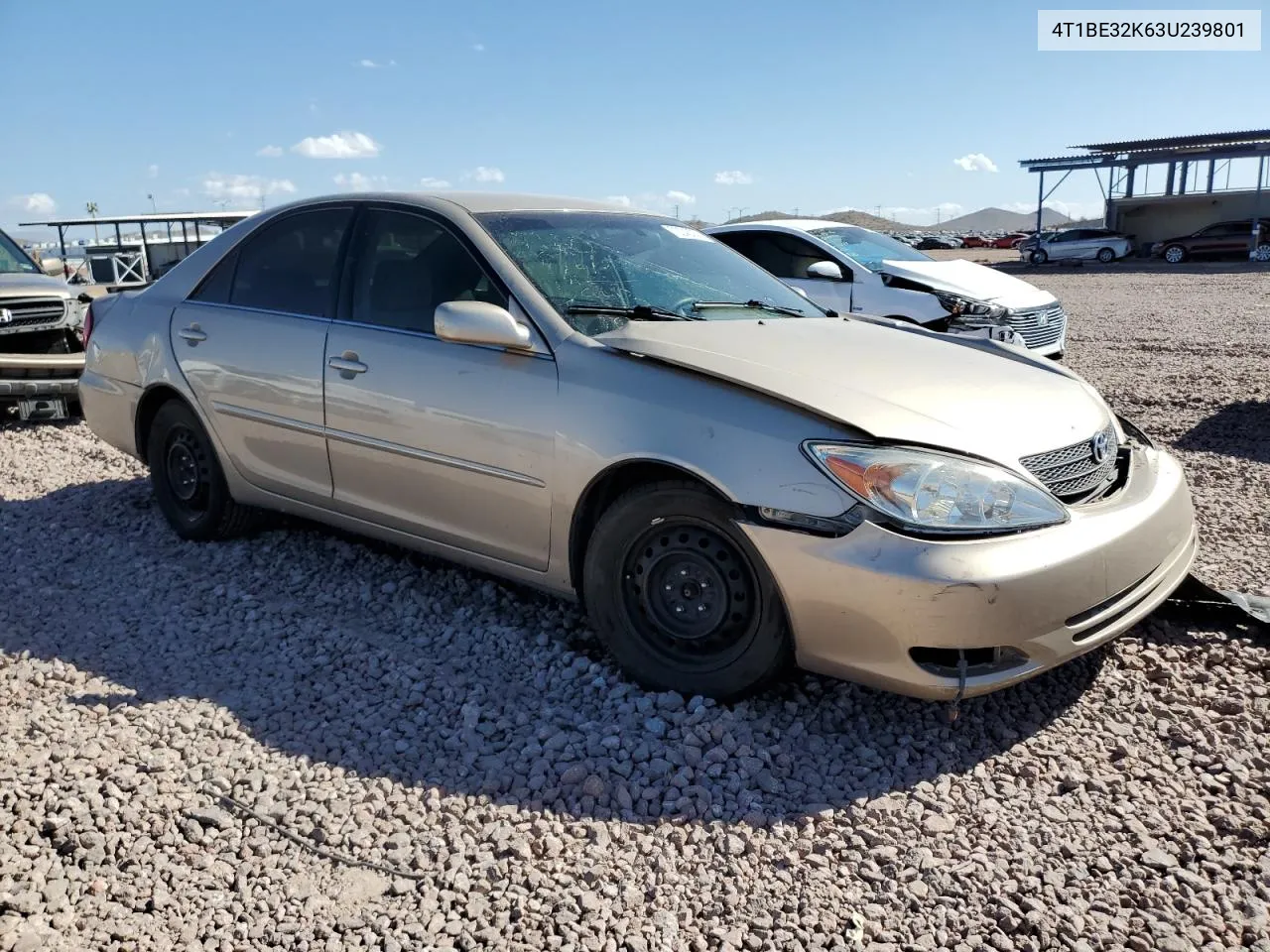 2003 Toyota Camry Le VIN: 4T1BE32K63U239801 Lot: 72043074